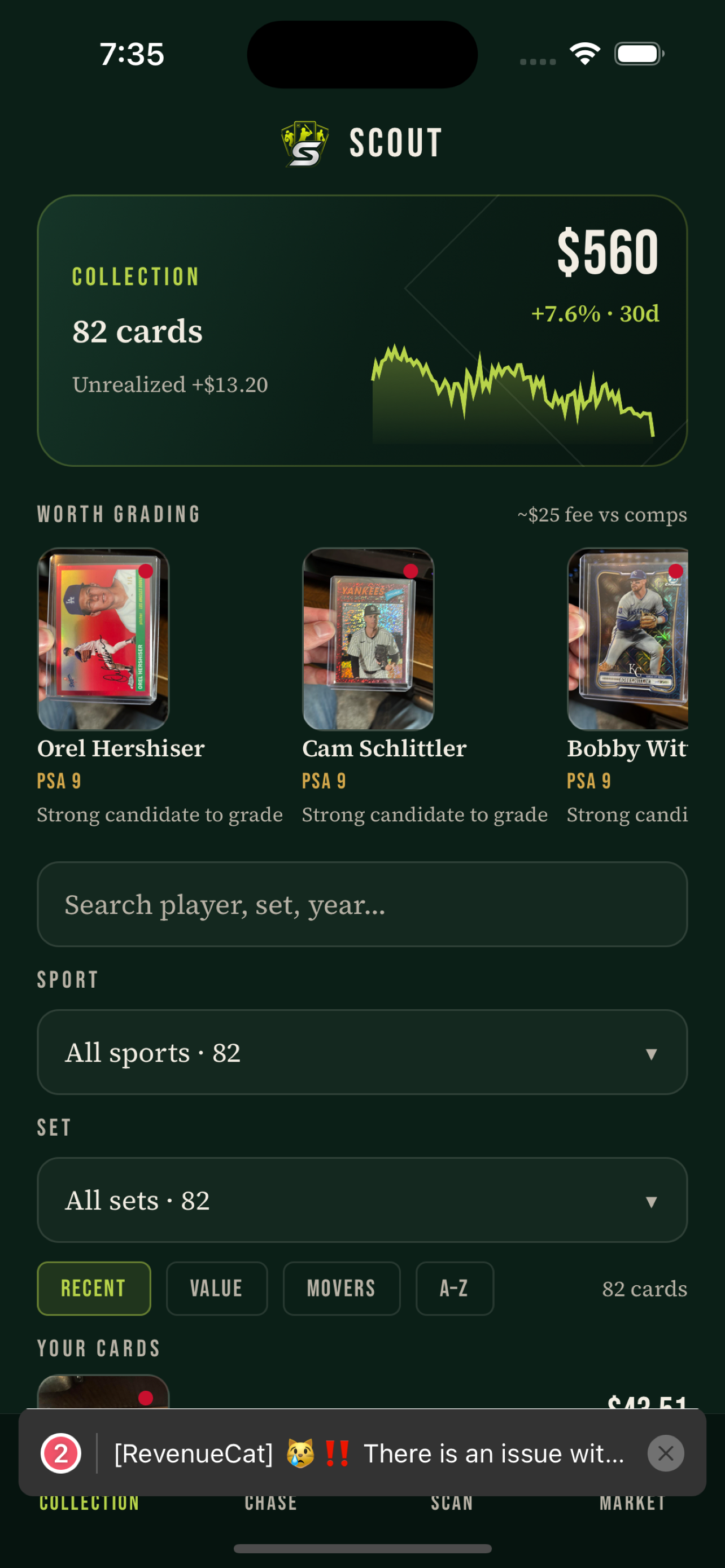 Scout collection portfolio